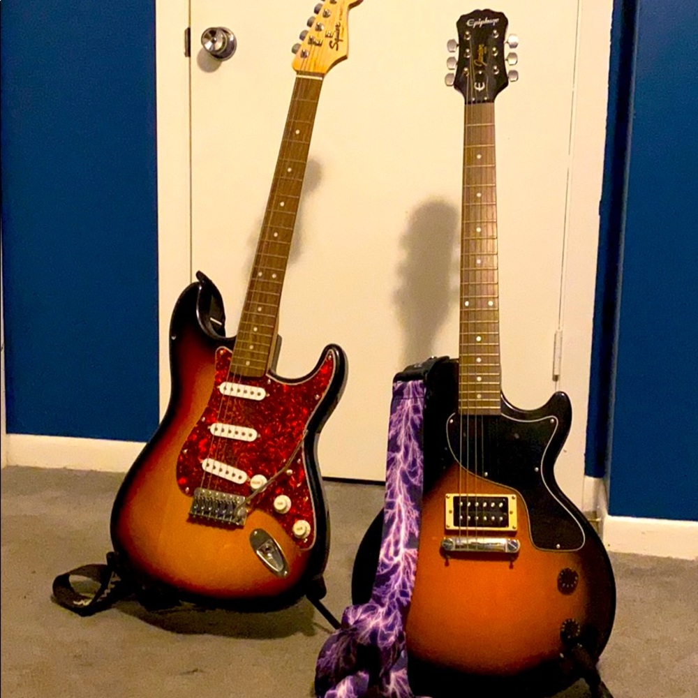 Guitars and speaker